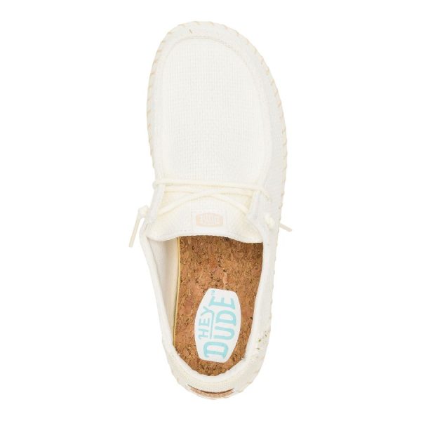 Wendy Espadrille Woven - White