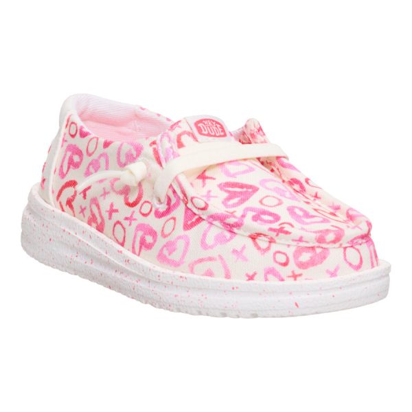 Wendy Toddler Galentines Day - Pink/White