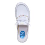 Wendy Funk Mesh Shoelry - White