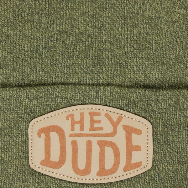 HEYDUDE Patch Beanie - Pine