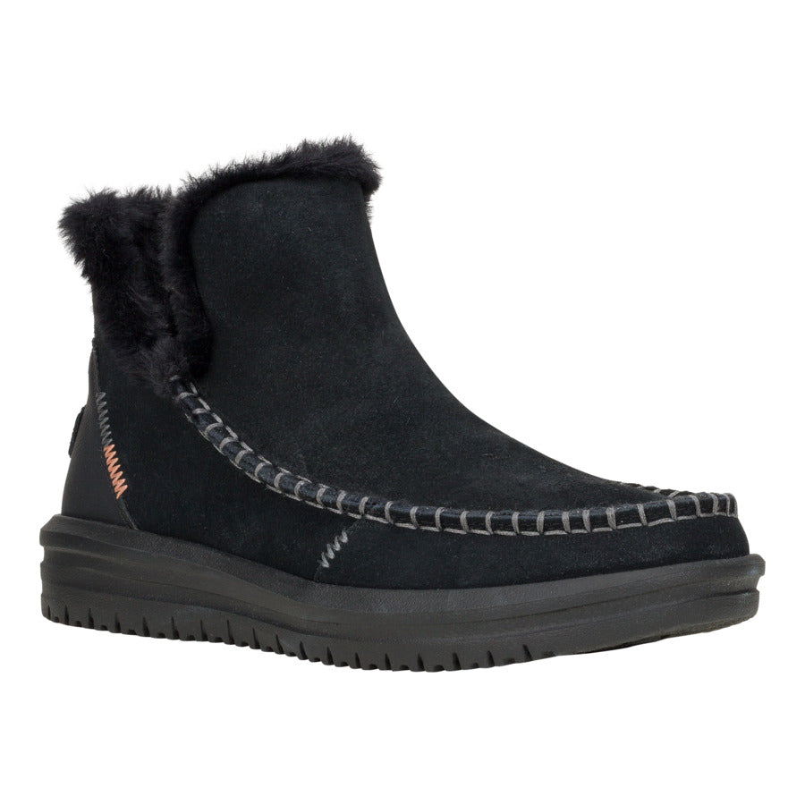 Camden Suede - Black/Black - Image 8