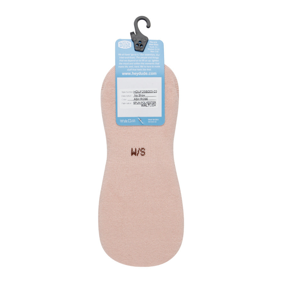 HEYDUDE No Show Sock 3 Pack - Ash - Image 4