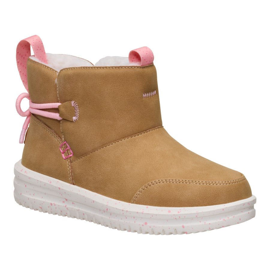 Camden Bow Boot Youth Cozy - Chestnut - Image 7