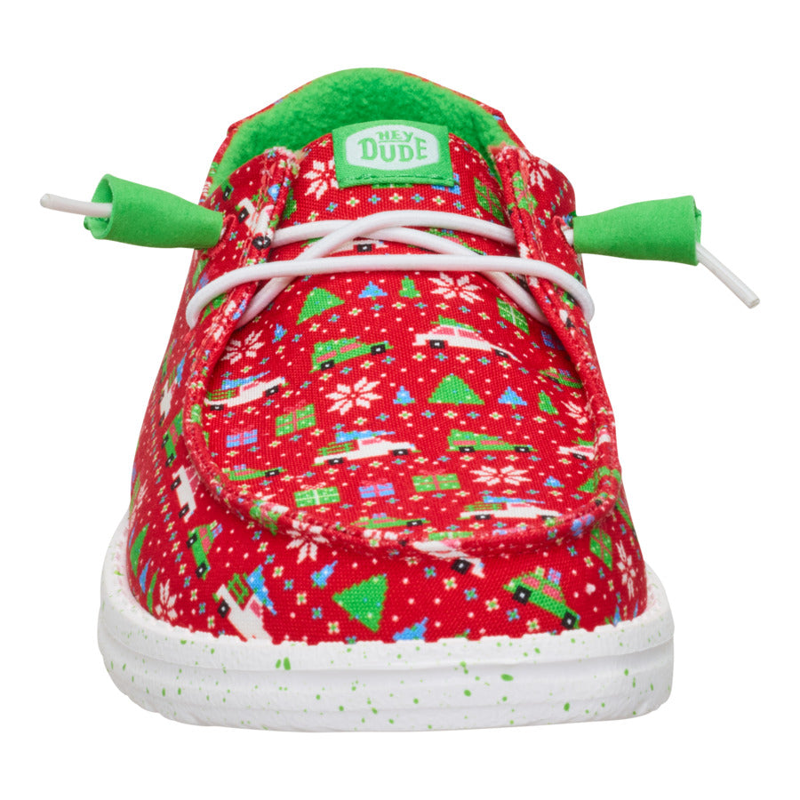 Wendy Holiday Sweater - Red/Green - Image 4