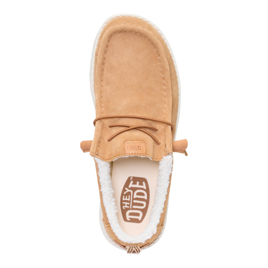 Wally Suede Shearling - Lion Orange/Multi - Image 6