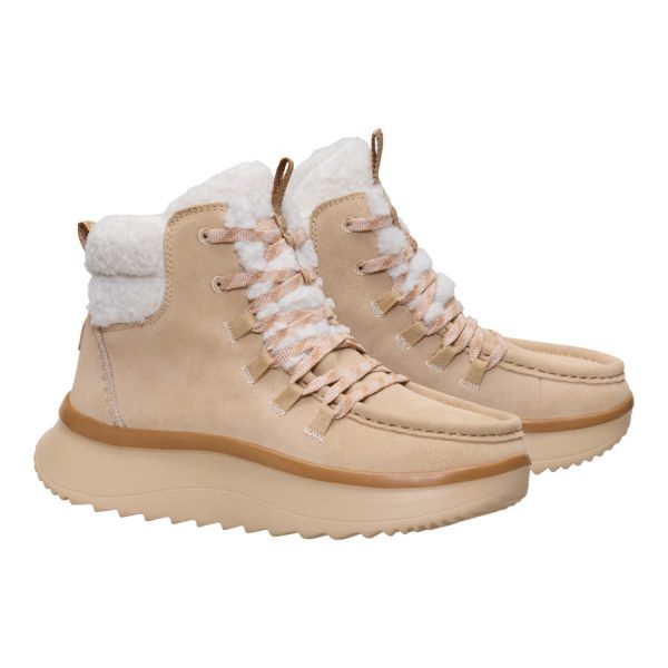 Wendy Peak Apres Suede Cozy Stitch - Tan