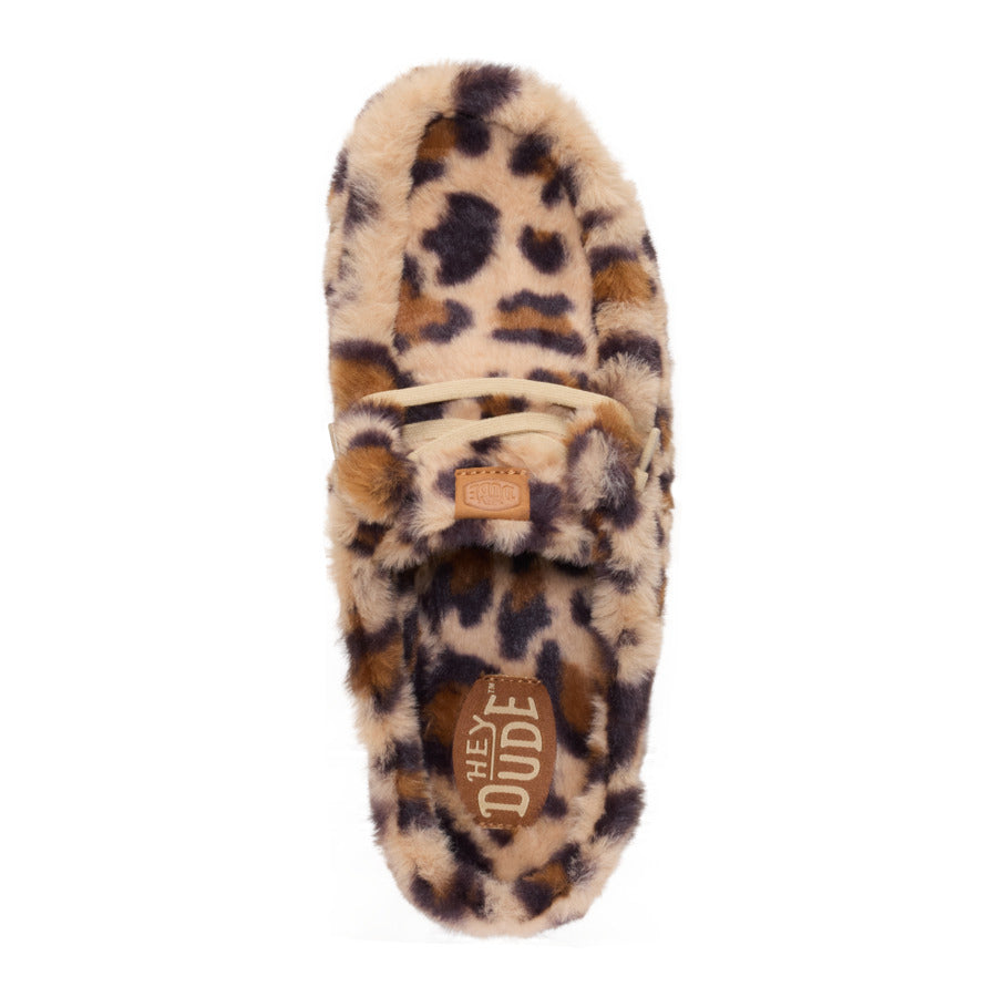 Wendy Slipper Leo Fur - Tan/Multi - Image 6